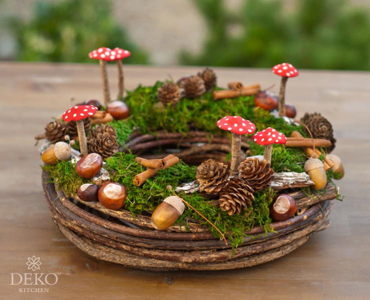 DIY: Herbstdeko mit Naturmaterial Deko-Kitchen