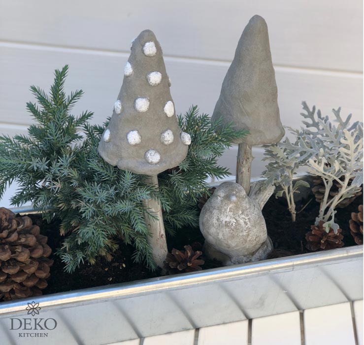 DIY: Herbstdeko für's Fenster mit Pilzen aus Knetbeton Deko-Kitchen