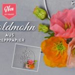 DIY: hübscher Dekoring mit Goldmohn aus Krepppapier Deko-Kitchen