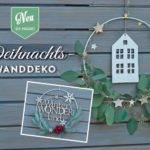 DIY: Weihnachtsdeko für die Wand mit Metallringen Deko-Kitchen