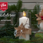 DIY: Christstern aus Jutestoff Deko-Kitchen