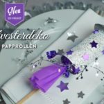 DIY: lustige Silvesterdeko mit Raketen aus Papprollen