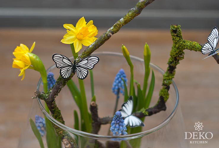 DIY: süße Frühlingsdeko mit Schmetterlingen Deko-Kitchen