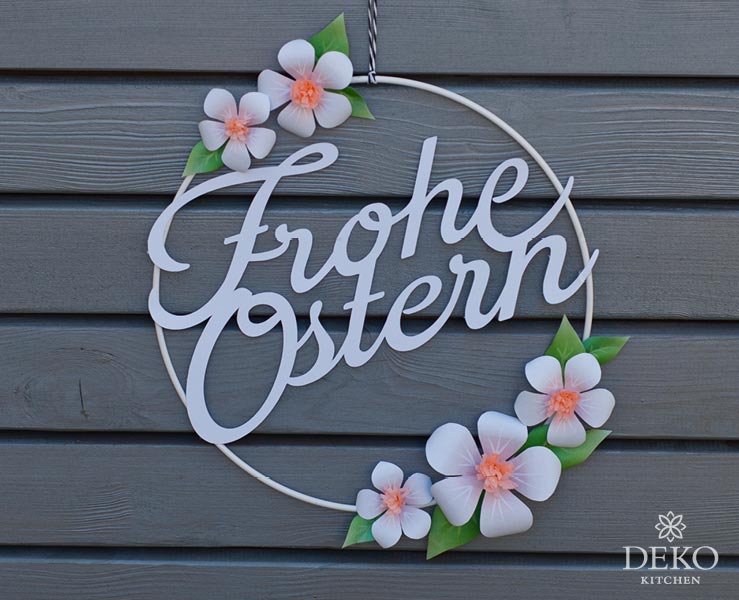 DIY: Osterdeko mit Apfelblüten aus Papier Deko-Kitchen