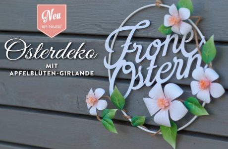 DIY: Osterdeko mit Apfelblüten aus Papier Deko-Kitchen