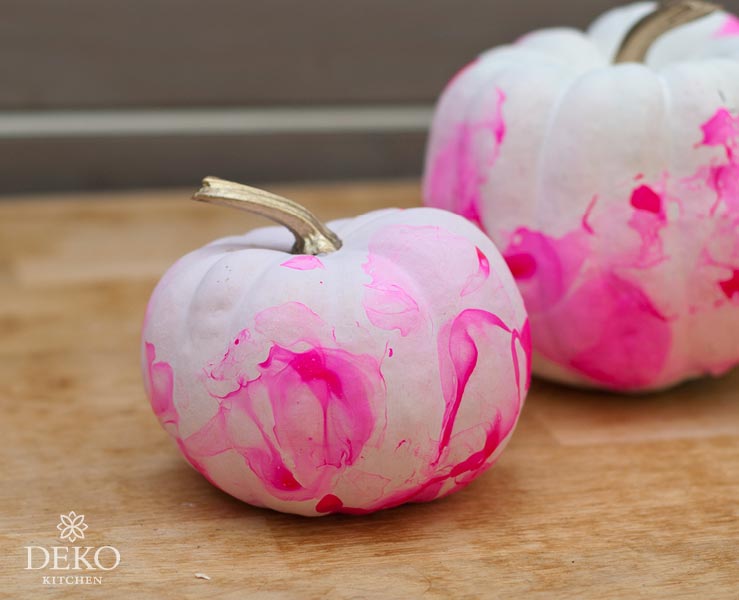 DIY: coole Herbstdeko mit Kürbissen im Watercolor-Look Deko-Kitchen