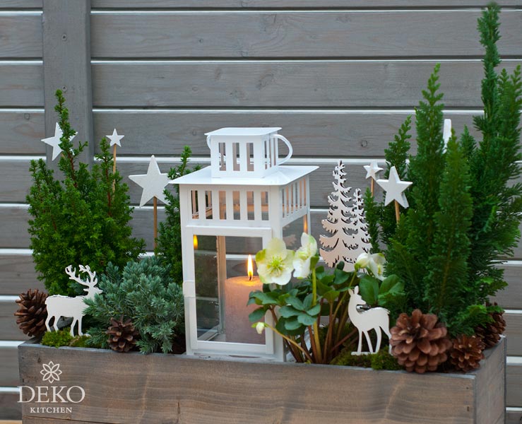 DIY: Blumenkästen wunderschön weihnachtlich gestalten Deko-Kitchen