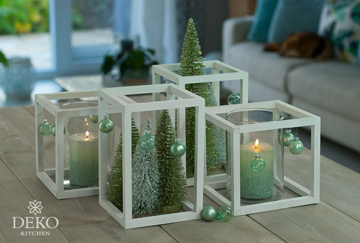 DIY: stylische Weihnachtsdeko mit Holz-Cubes