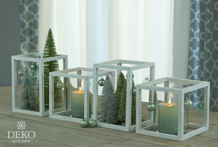 DIY: stylische Weihnachtsdeko mit Holz-Cubes