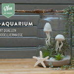 DIY: Mini-Aquarium mit kleinen Quallen aus Modelliermasse von Deko-Kitchen